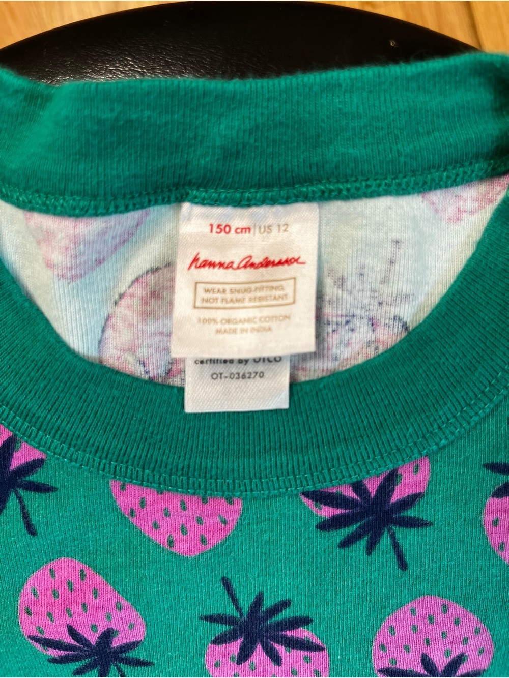 Hanna Andersson Green Pajama  Bundle of 3 - Size 12 Girls - Picture 3 of 6